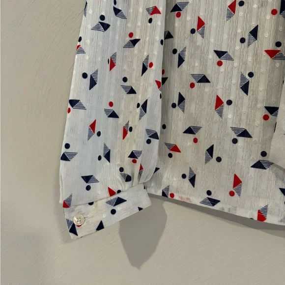 Cape cod match mates vintage blouse - Picture 5 of 8